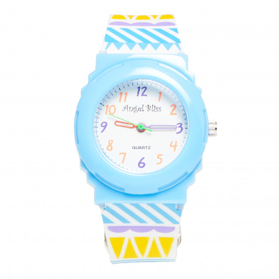 Σπορ ρολόι για κορίτσι, σε γαλάζιο χρώμα ANGEL BLISS 50451 