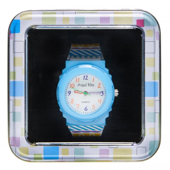 Σπορ ρολόι για κορίτσι, σε γαλάζιο χρώμα ANGEL BLISS 50453 3