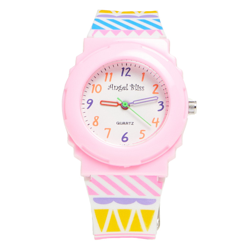 Σπορ ρολόι για κορίτσι, σε ροζ χρώμα  50456