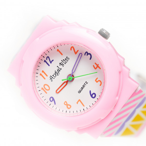 Σπορ ρολόι για κορίτσι, σε ροζ χρώμα ANGEL BLISS 50459 4
