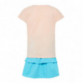 Σετ βαμβακερή φούστα και κοντομάνικο μπλουζάκι, με σχέδιο φλαμίνγκο, για κορίτσι Name it 50788 2