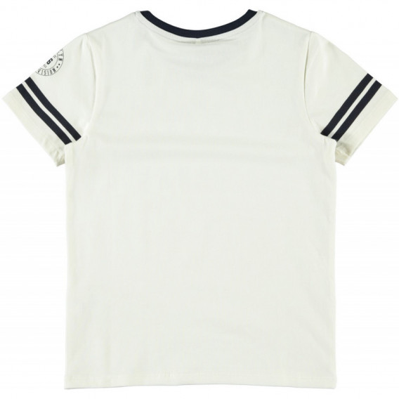 T-shirt από οργανικό βαμβάκι, σε λευκό χρώμα, με στάμπα Star Wars, για αγόρι Name it 50915 2