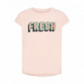 T-shirt από οργανικό βαμβάκι με στάμπα FRESH, για κορίτσι Name it 50970 