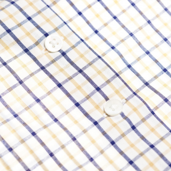 Βαμβακερό, βρεφικό πουκάμισο με γιακά, για κορίτσι Neck & Neck 51730 3