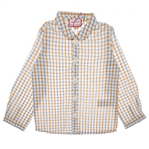 Βαμβακερό πουκάμισο με γιακά και κουμπιά για ένα αγόρι Neck & Neck 51763 