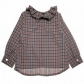 Βαμβακερό πουκάμισο με γιακά για ένα κορίτσι Neck & Neck 51816 2