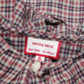 Βαμβακερό πουκάμισο με γιακά για ένα κορίτσι Neck & Neck 51817 3