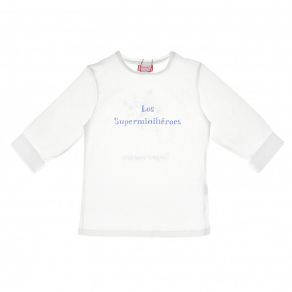 Βαμβακερό μακρυμάνικο μπλουζάκι για αγόρι Neck & Neck 51964 