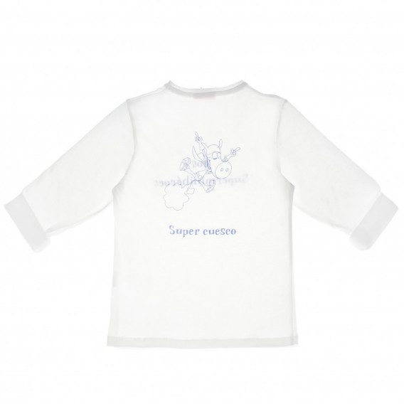 Βαμβακερό μακρυμάνικο μπλουζάκι για αγόρι Neck & Neck 51965 2