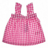 Βαμβακερό φόρεμα για ένα κορίτσι σε ένα καρό Little Celebs 52065 