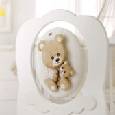 Βρεφική κούνια, με καφέ αρκούδες Baby Expert 52259 3