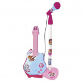 Παιδική κιθάρα και μικρόφωνο, σε ροζ χρώμα Paw patrol 52388 2