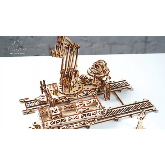 3D Mechanical Puzzle Rail Loader Ugears 53146 10
