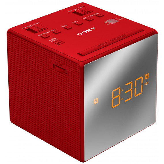 Ψηφιακό ρολόι-ραδιόφωνο, ICF-C1T κόκκινο SONY 53289 2