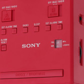 Ψηφιακό ρολόι-ραδιόφωνο, ICF-C1T κόκκινο SONY 53290 3