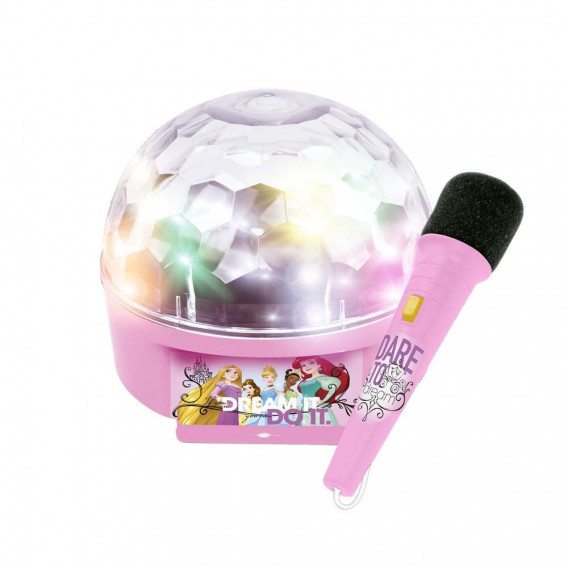 Παιδικό μικρόφωνο με μπάλα disco Disney Princess 53396 2