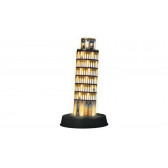 Παζλ 3D Ο Κεκλιμένος Πύργος της Πίζας τη νύχτα Ravensburger 53511 2