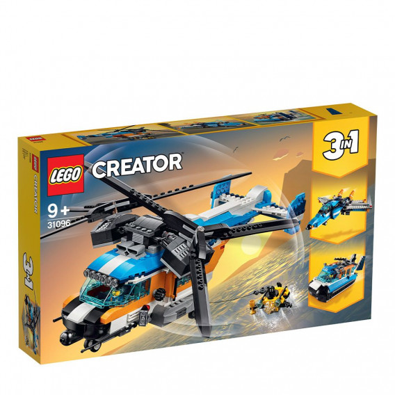 LEGO Ελικόπτερο με διπλό έλικα σε 569 κομμάτια Lego 53978 