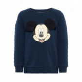 Μακρυμάνικη μπλούζα από βαμβάκι με απλικέ Mickey Mouse Name it 54229 