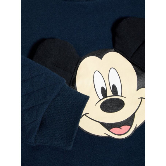 Μακρυμάνικη μπλούζα από βαμβάκι με απλικέ Mickey Mouse Name it 54231 3