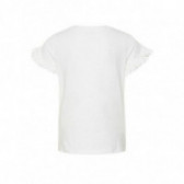Βαμβακερή μπλούζα με κοντό μανίκι και πολύχρωμο σχέδιο για κορίτσι Name it 54318 2