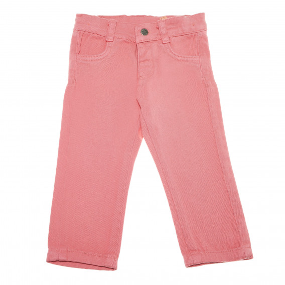 Τζιν παντελόνι για κορίτσι, σε ανοιχτό ροζ χρώμα Bebetto 54829 
