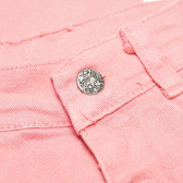 Τζιν παντελόνι για κορίτσι, σε ανοιχτό ροζ χρώμα Bebetto 54831 3