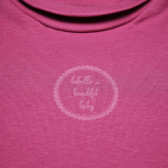 Μακρυμάνικη, βαμβακερή μπλούζα για κορίτσι, με κουμπιά στον έναν ώμο Bebetto 55088 3