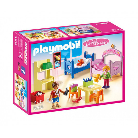 Πολύχρωμο παιδικό δωμάτιο με πάνω από 10 τεμάχια Playmobil 5819 