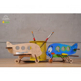 3D Μηχανικό Παζλ για παιδιά -  Αεροπλάνο Ugears 60505 5