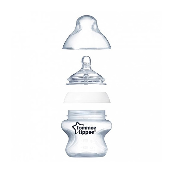 Tommee Tippee μπιμπερό από πολυπροπυλένιο με ροή 1 σταγόνα, κίτρινο, 0 + μηνών, 150 ml. Tommee Tippee 60596 3