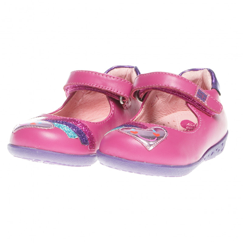 Ροζ παπούτσια με καρδιά για κορίτσι  60942