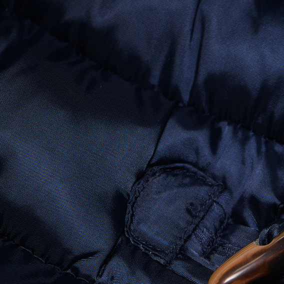 Μπουφάν για κορίτσια, κομμένο και κατασκευασμένο από αδιάβροχο ύφασμα, σκούρο μπλε Chicco 61245 3
