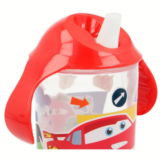 Κύπελλο με κόκκινες λαβές και στόμιο, 10+ μ., Εικόνα Cars  Stor 61386 4