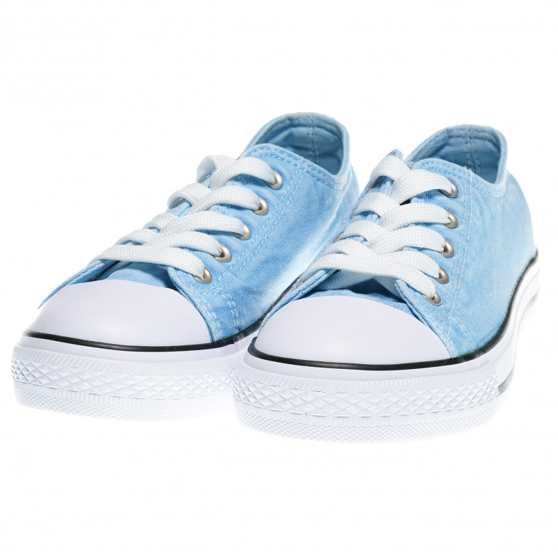 Υφασμάτινα πάνινα παπούτσια για κορίτσια, ανοιχτό μπλε  61731