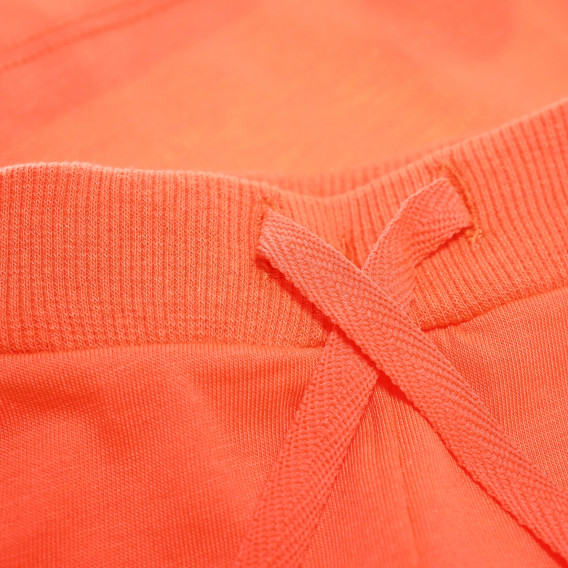 Βαμβακερό σετ της Canada House, με κοντομάνικη μπλούζα και πορτοκαλί σορτς, για αγόρι Canada House 61762 4