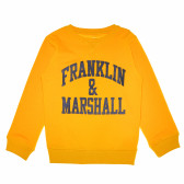Κίτρινο φούτερ με λογότυπο, για αγόρι Franklin & Marshall 61870 