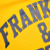 Κίτρινο φούτερ με λογότυπο, για αγόρι Franklin & Marshall 61876 3