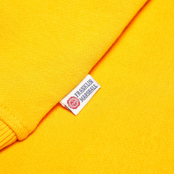 Κίτρινο φούτερ με λογότυπο, για αγόρι Franklin & Marshall 61882 5