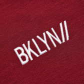 Κόκκινη βαμβακερή μπλούζα μακρυμάνικη με σχέδιο για κορίτσι Name it 61952 3