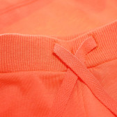 Βαμβακερό σετ της Canada House, με κοντομάνικη μπλούζα και πορτοκαλί σορτς, για αγόρι Canada House 62462 11