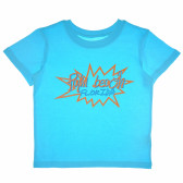 Βαμβακερή μπλούζα με γράμματα PALM BEACH με κοντά μανίκια για κορίτσι Name it 62569 5