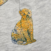 Μακρυμάνικη μπλούζα βαμβακερή με σχέδιο τίγρεις για κορίτσι Name it 62589 8
