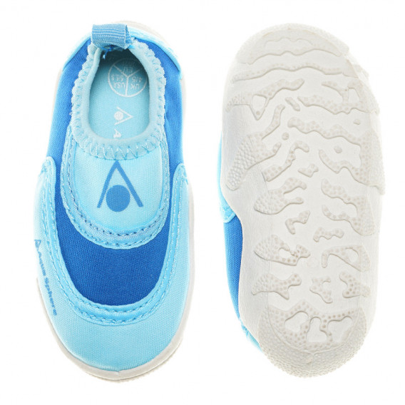 Δίχρωμα μπλε καλοκαιρινά παπούτσια με άσπρες σόλες Aqua Sphere 63356 3