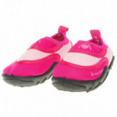 Δίχρωμα ροζ καλοκαιρινά παπούτσια για αγόρια με μαύρες σόλες Aqua Sphere 63360 