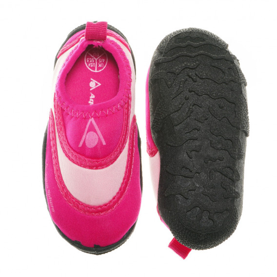 Δίχρωμα ροζ καλοκαιρινά παπούτσια για αγόρια με μαύρες σόλες Aqua Sphere 63362 3