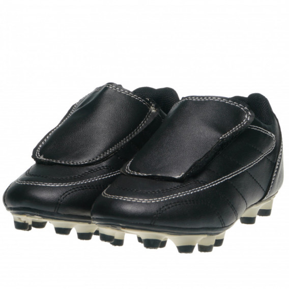 Κομψά μαύρα παπούτσια ποδοσφαίρου για αγόρια 1er PRIX 63501 