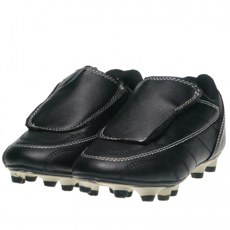 Κομψά μαύρα παπούτσια ποδοσφαίρου για αγόρια  63501