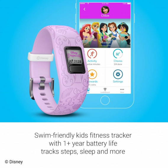 Fitness Bracelet - Ενεργοποιημένο Tracker για κορίτσι, ροζ Garmin 63915 6