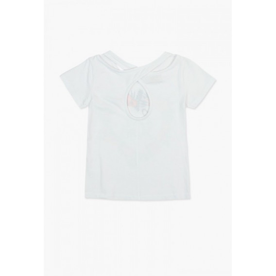 Κορίτσι T-shirt με τιράντες στο πίσω μέρος και όμορφο τύπωμα Boboli 64837 2